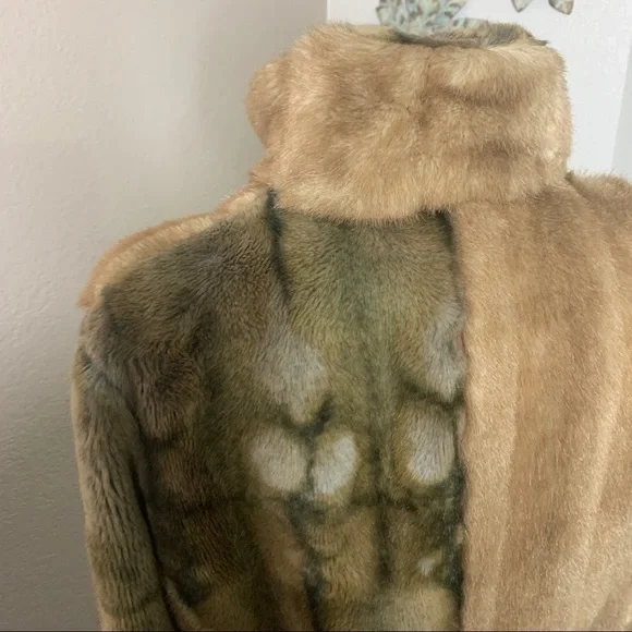 Sandro Nounours Faux Patchwork Fur Coat - Picture 5 of 16
